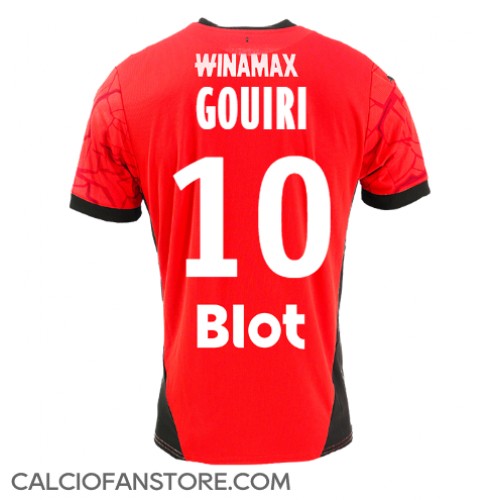 Maglia Calcio Stade Rennais Amine Gouiri #10 Prima Divisa 2024-25 Manica Corta